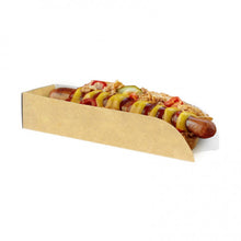Carica l&#39;immagine nel visualizzatore di Gallery, Pala per hot dog Kraft (17,5x5x3 cm) (1000 unità/scatola)
