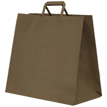 Load image into Gallery viewer, Kraft Bag with Flat Handle S (28+17x29cm)
