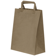 Carica l&#39;immagine nel visualizzatore di Gallery, Borsa Kraft Manico Piatto XS (22+10x29cm)
