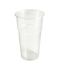 Compostable Transparent Cups 500ml (17oz) 